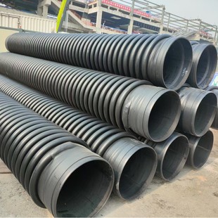 Hdpe High Density Polyethylene Wrapping Structure Wall Reinforced Pipe Carat Pipe Large Diameter Sewer Pipe