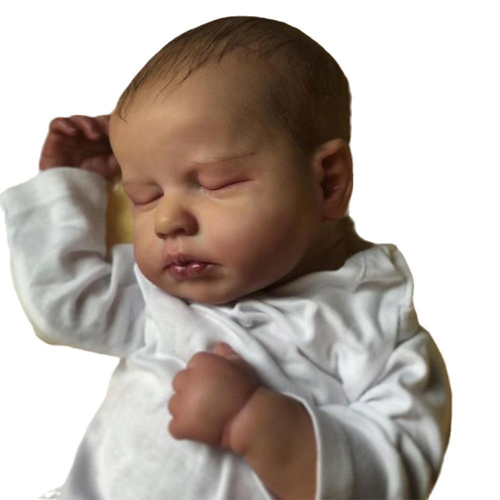 Muñeca de 20 pulgadas suave azul comercio exterior muñeca de simulación de comercio electrónico pesado ULLOOU transfronterizo suministro de bebés