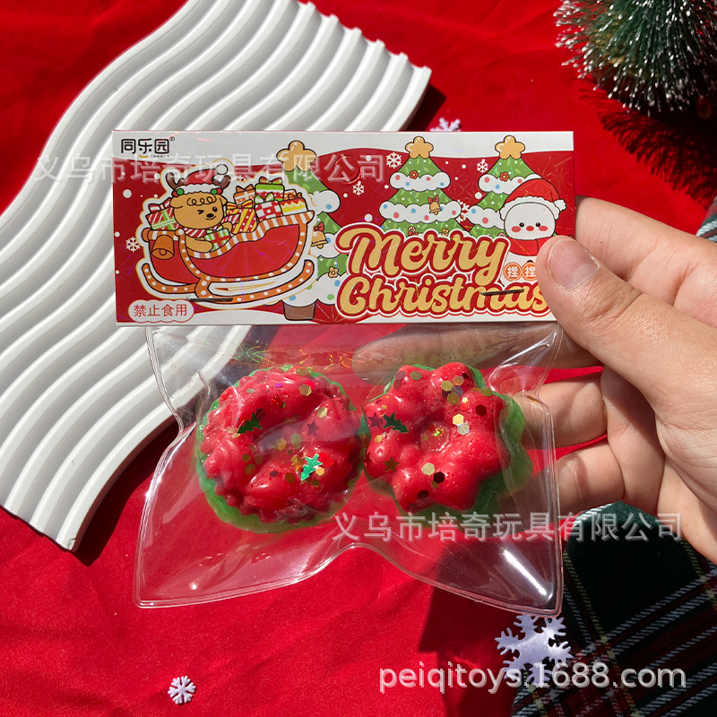 Christmas two-color pudding