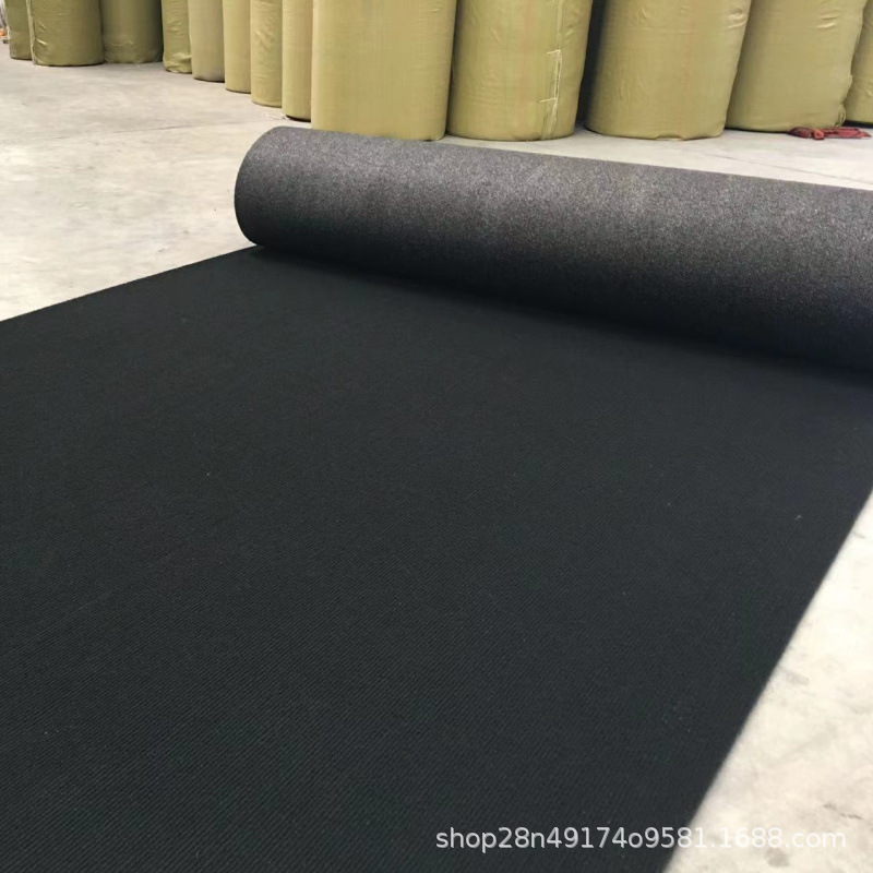 定制b1级灰色地毯展会通道展位仓库车间台球厅电影院墙毯隔音阻燃