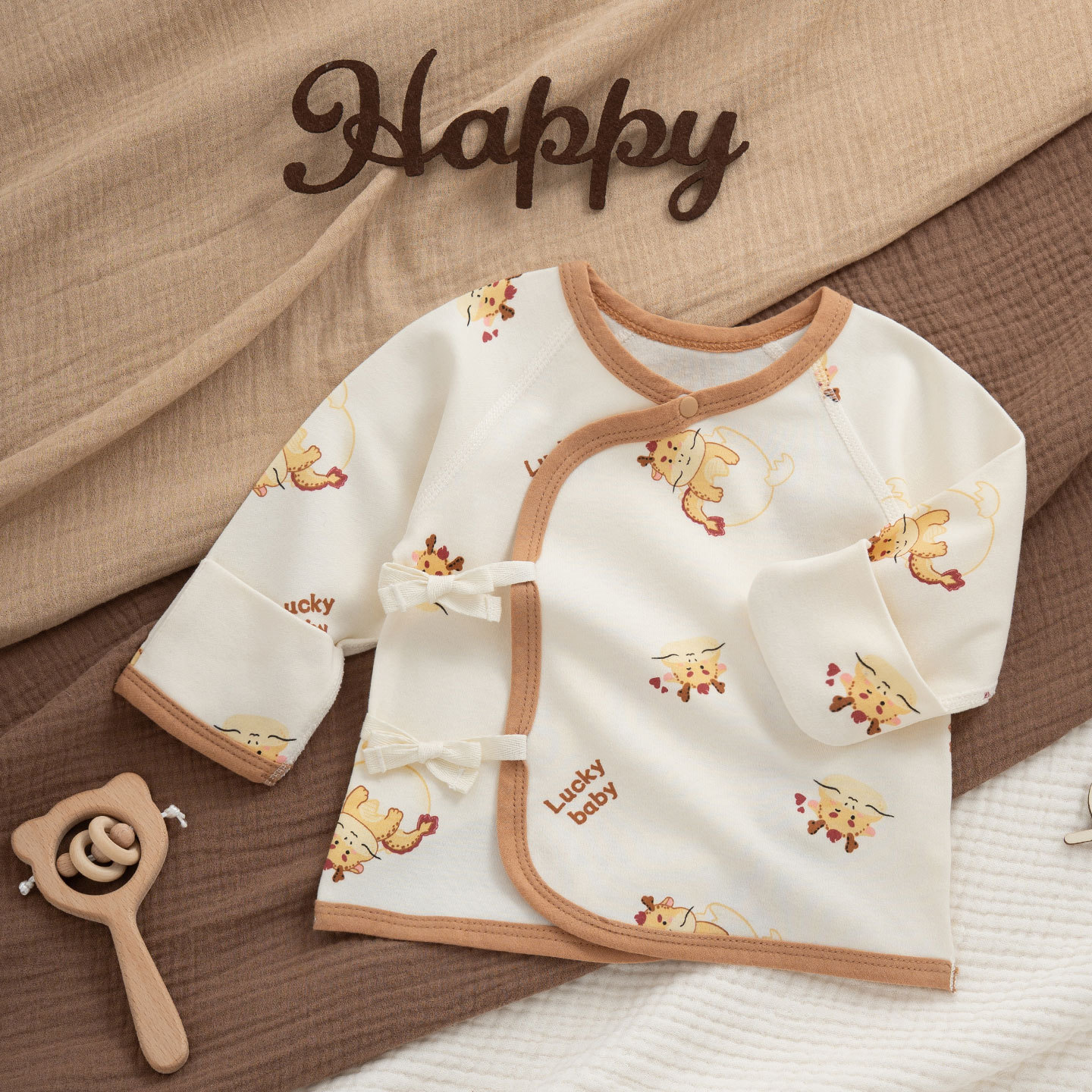 Lucky Baby Half-Back Sweatshirt (1 piece)