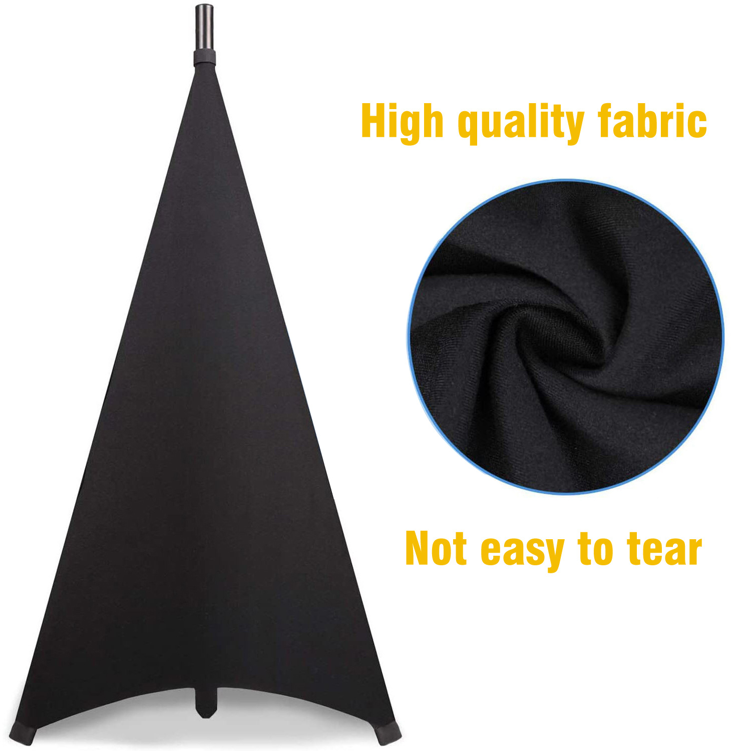 Cubierta del soporte del altavoz cubierta del soporte de la etapa sombreado ajustable danza rendimiento altavoz feo cubierta