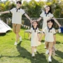 四口短袖亲子半袖亲子装