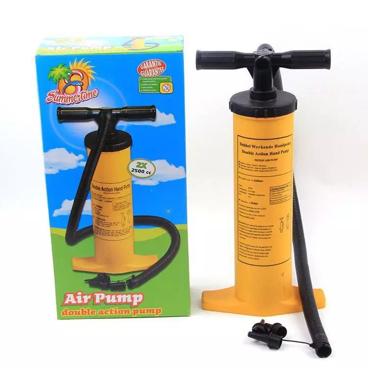 대형 노란색 펌프