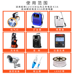 億森能12V鋰電池組30ah60AH大容量小體積18650芯音響LED燈可充電