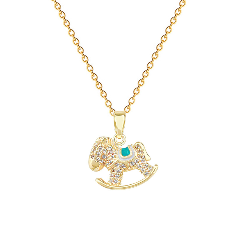 Gorgeous Full Diamond Collarbone Chain Luxury Titanium Steel Necklace_voghion.com