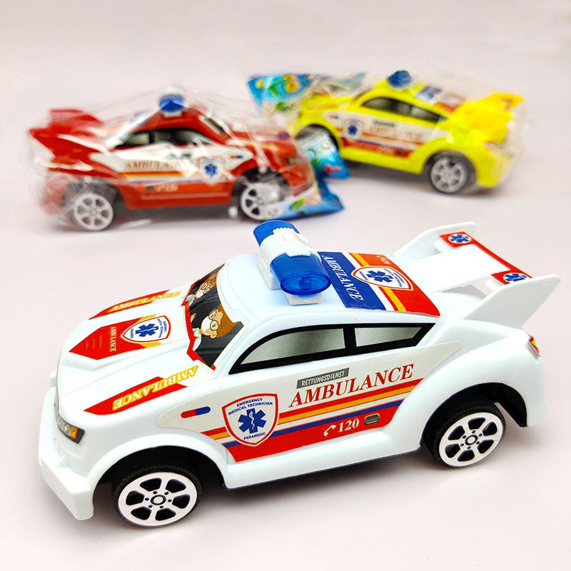 2 Yuan Store Police Car Toy Pull-Back Car Small Car Children's 110 Car Model Boy Police Car Gift Two Yuan