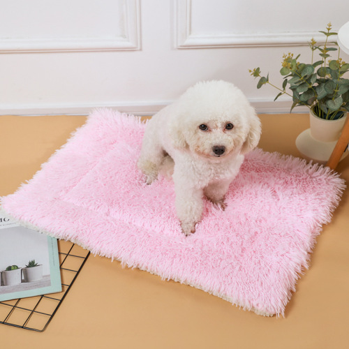 Cat and Dog Sleeping Blanket Plush Pet Mat Double Layer Warm Pet Blanket for Small, Medium, and Large Pets