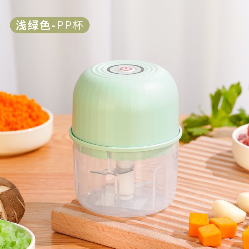 JLL7003迷你电动捣蒜器Type-c充电绞肉无线搅拌料理机源头厂家|undefined