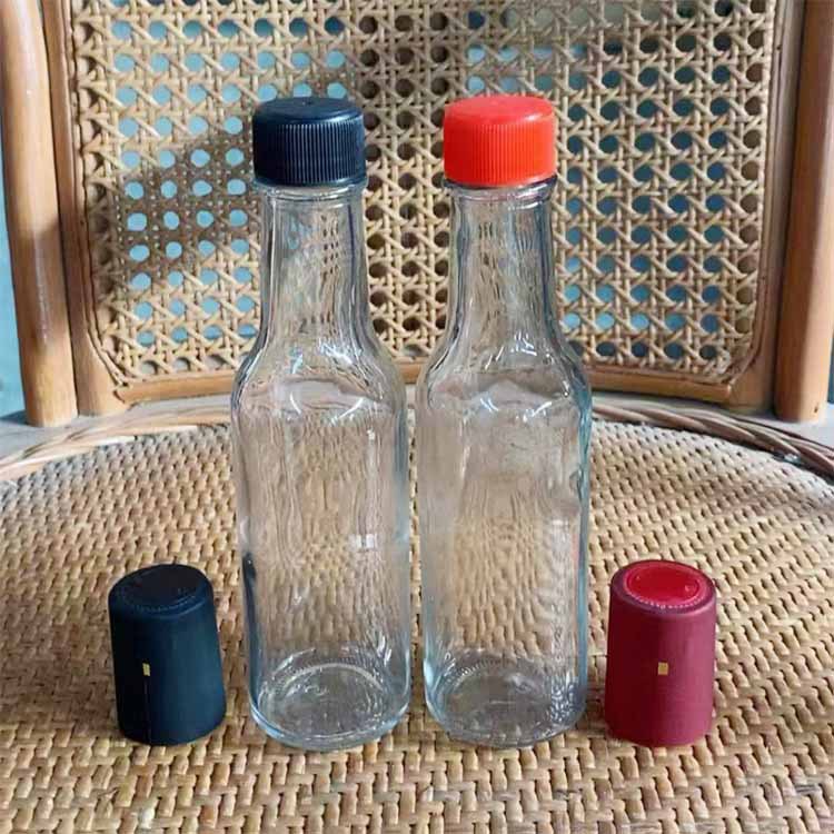厂家直销150ml螺口玻璃瓶番茄酱瓶花椒油瓶酱汁调料瓶批发