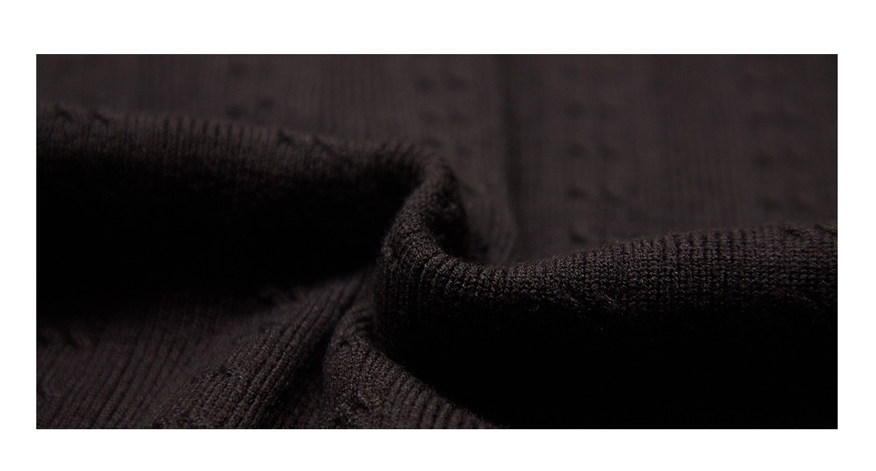 UNF Cable-Knit Polo Sweater