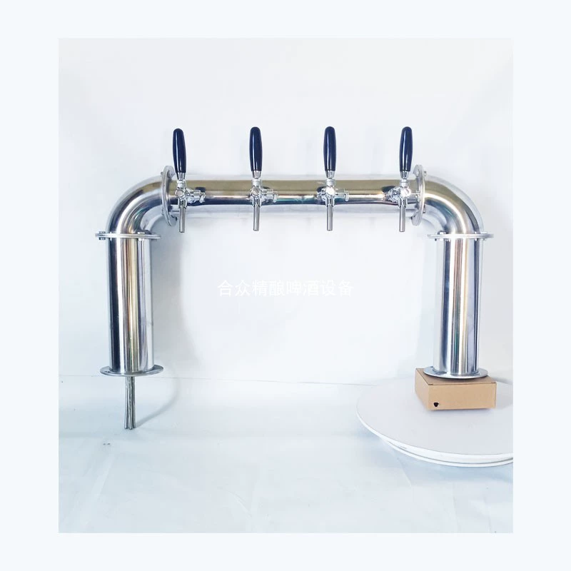 Нержавеющая стальная дверная винная колонна для разливного пива, барная установка для разливного пива, простая 4-головая 6-головая винная колонна с краном