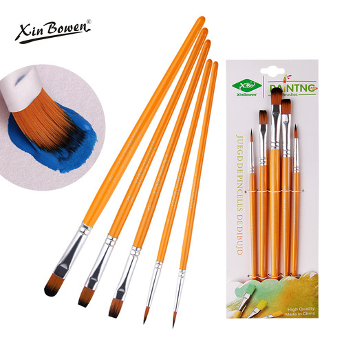 Cross-border oil paint brush nylon hair brush set art painting materials painting acrylic brush student watercolor pen wholesale
