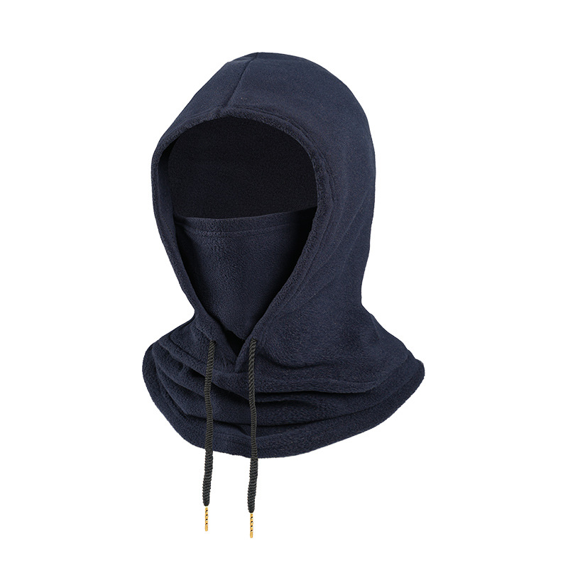 Otoño y invierno al aire libre camuflaje de terciopelo calentamiento sombrero guisante para hombres y mujeres máscara de terciopelo a prueba de viento y frío