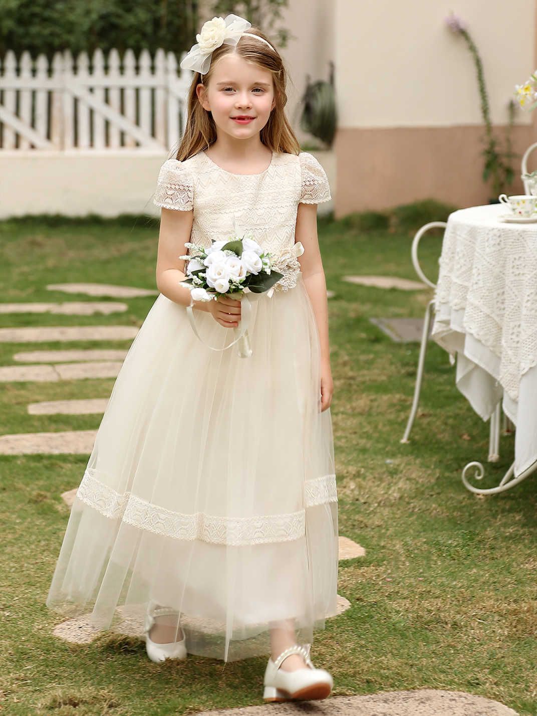 Comercio exterior Amazon Vestidos para niños Falda tutú Vestido de gasa de princesa para niñas Espectáculo de pasarela Falda larga Ropa para niñas Ropa para niños