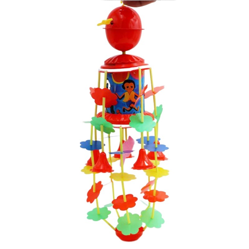 Campanas de viento eléctricas cama de relojería Campana giratoria juguetes para bebés campanas de viento cama Campana sinuosa colgando puesto de piano Venta caliente al por mayor