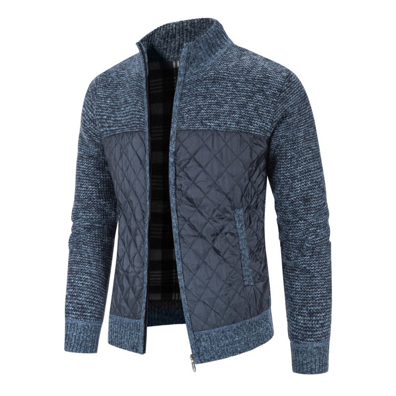 Cárdigan Tejido con Cuello Alto para Hombre de Poliéster Grueso Lavable a Máquina para Primavera y Otoño image 3