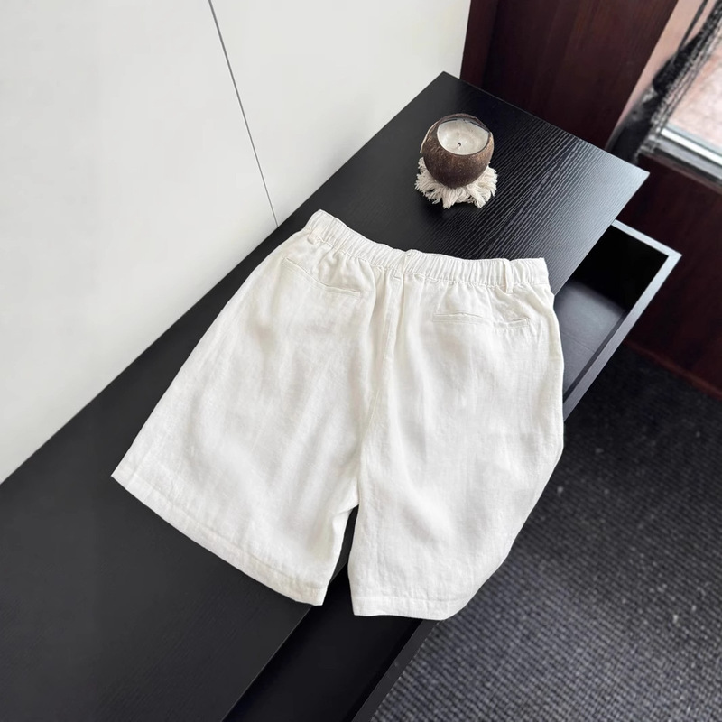 Laqian デザイン ソリッドカラー シンプル トレンディ スポーツ ルーズ 多用途 夏 ストレート ショーツ 軽量 香港スタイル メンズ ファッション|undefined