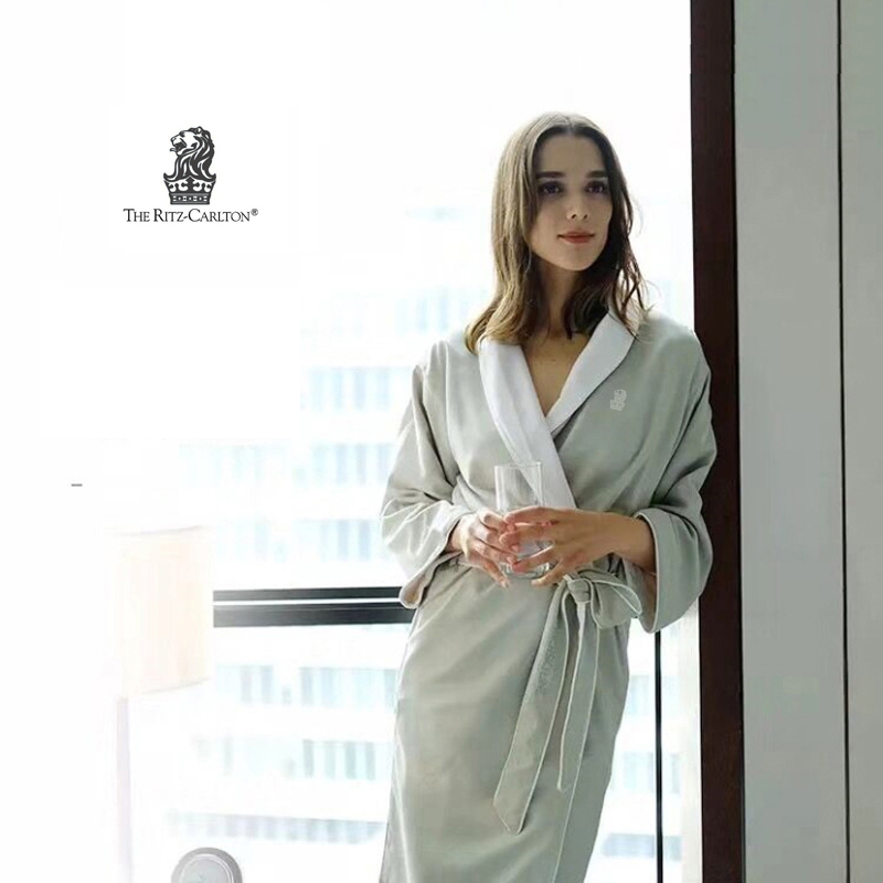 SI6K 목욕가운 JW MARRIOTT INTERCONTINENTAL SWAN CORAL VELVET FIVE HOTEL FOUR SEASONS 흡수 파자마 리츠칼튼