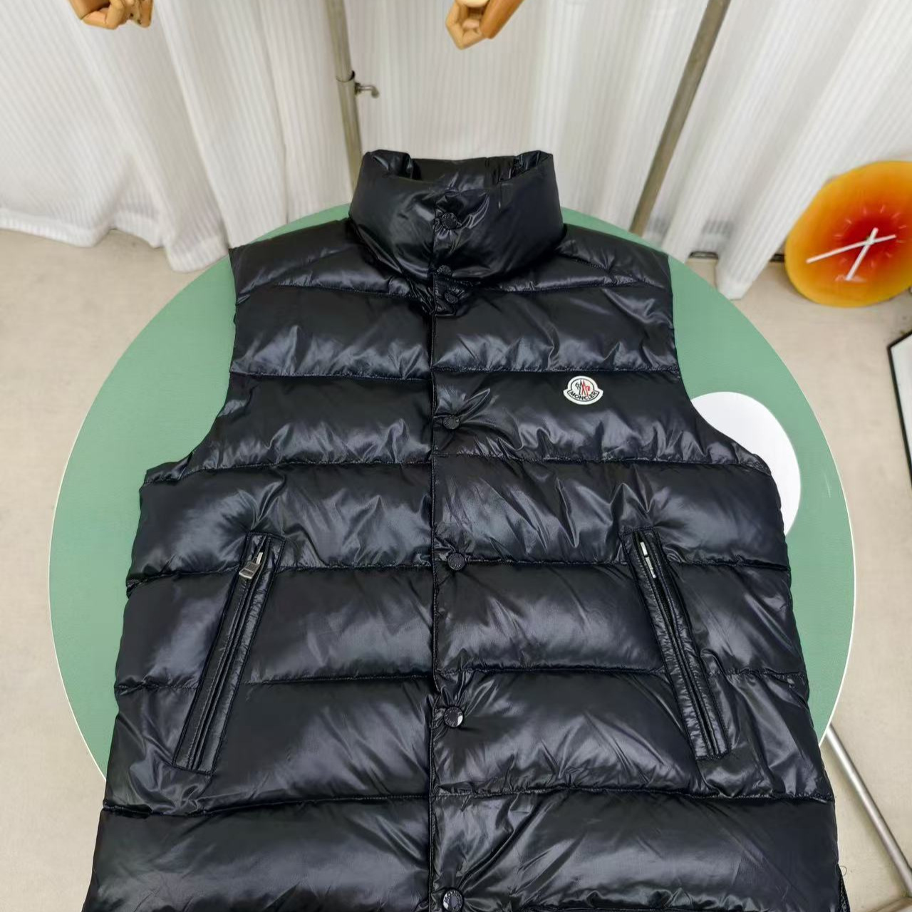 Exclusive cross-border supply: Mengjia stand-up collar vest, autumn and winter warm couple's style, unisex, loose fit, shiny versatile down vest