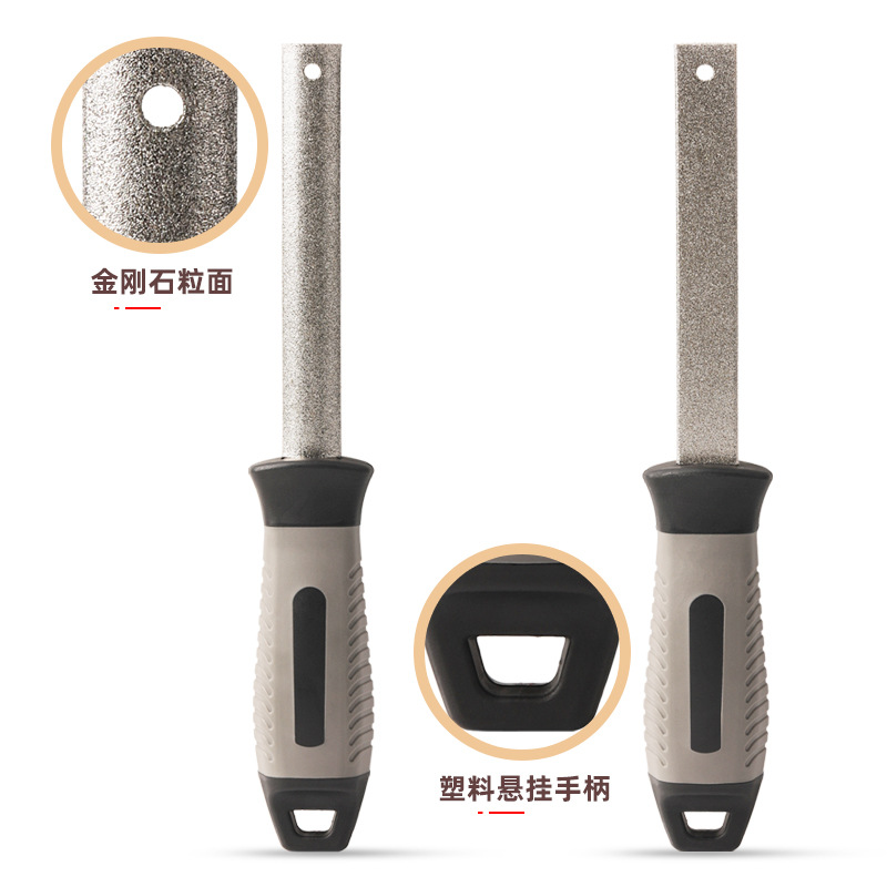 跨境电商DMD钎焊金刚石半圆锉锯子木头石材金刚石锉刀