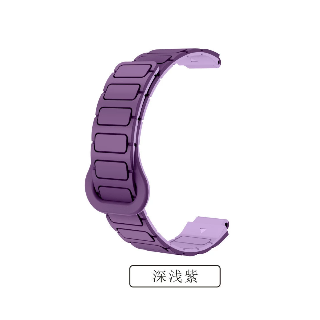 Подходит для Samsung/Huawei/Huami/Garmin/Loop I-образный магнитный силиконовый ремешок 12/18/20/22 мм