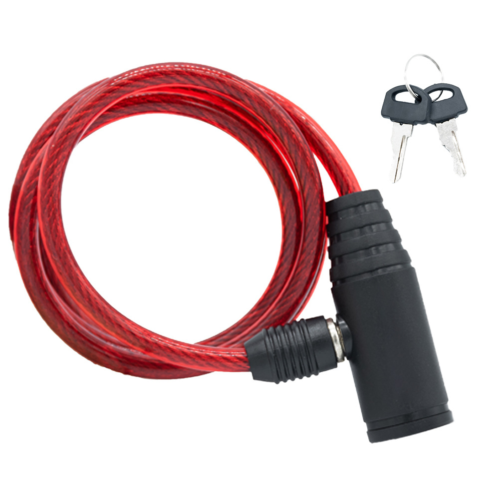 Candado Antirrobo para Bicicleta PVC, ABS, Aleación de Zinc con Llave y Contraseña para Bicicleta