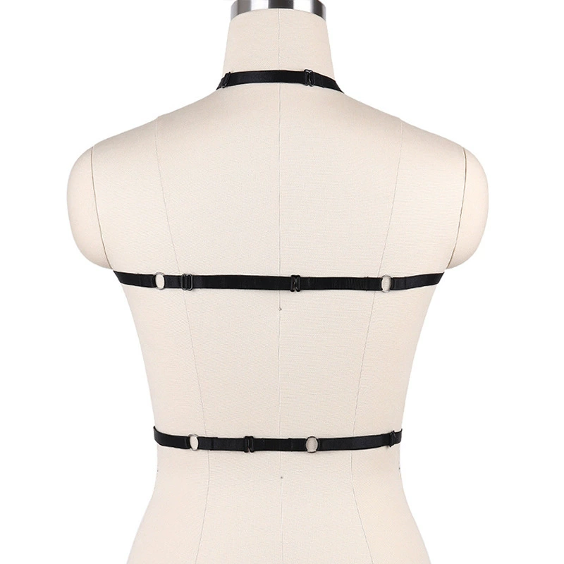 Zhu Ru clothing cross -border supply A sexy strap hollow milk black ladies beam O0077