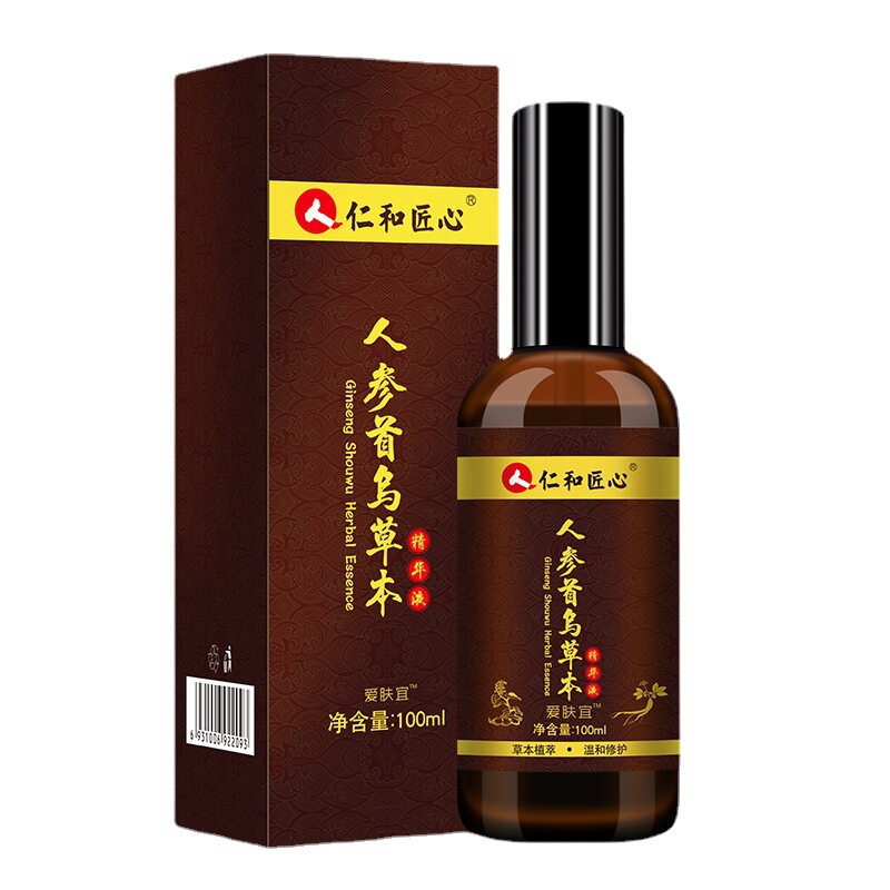 Renhe Ingenious Skin Care Ginseng Shouwu ハーブ エッセンス 100ml 植物エキス在庫あり卸売配送|undefined