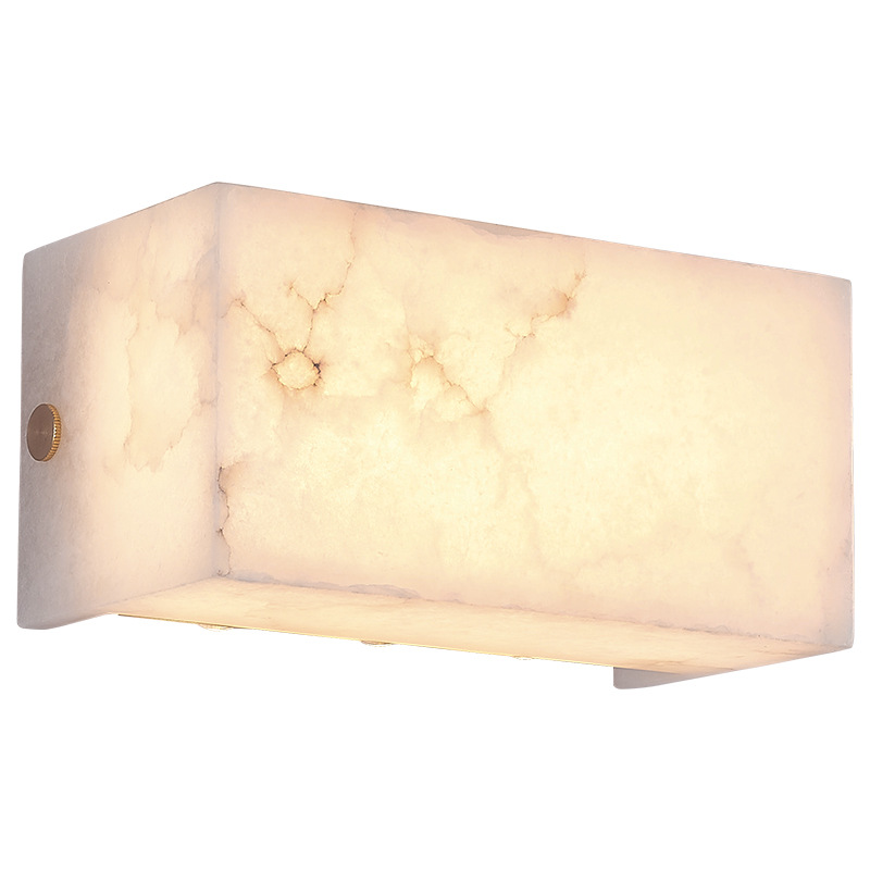 Decoración de la pared moderna lámpara de pared minimalista de cobre nube balcón atmósfera creativa cabezal de cama de piedra lámpara de pared comedor sala de estar lavado