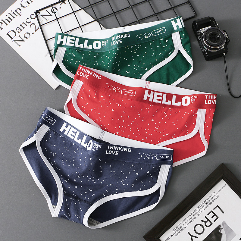 Women's Underwear Mid-Waist Shorts Cotton Inner Sports Comfortable Breathable Girls' Briefs Sexy Hip Lifting