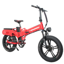 工厂批发20寸折叠电动助力自行车雪地越野沙滩车肥胎电动代步车