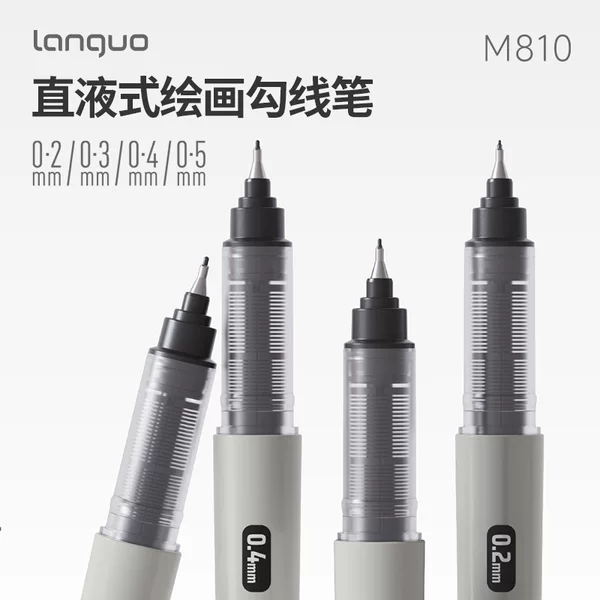 Blue Fruit M810 Direct Liquid Type Fine Line Drawing Pen for Art, Ultra-Fine Sketching Pen, Journaling Pen, Writing Marker Pen