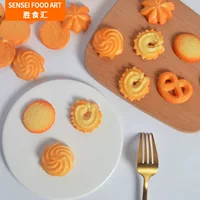 ПВХ имитация печенья Поддельный реквизит печенья Oreo креативная пища игра когнитивные игрушки