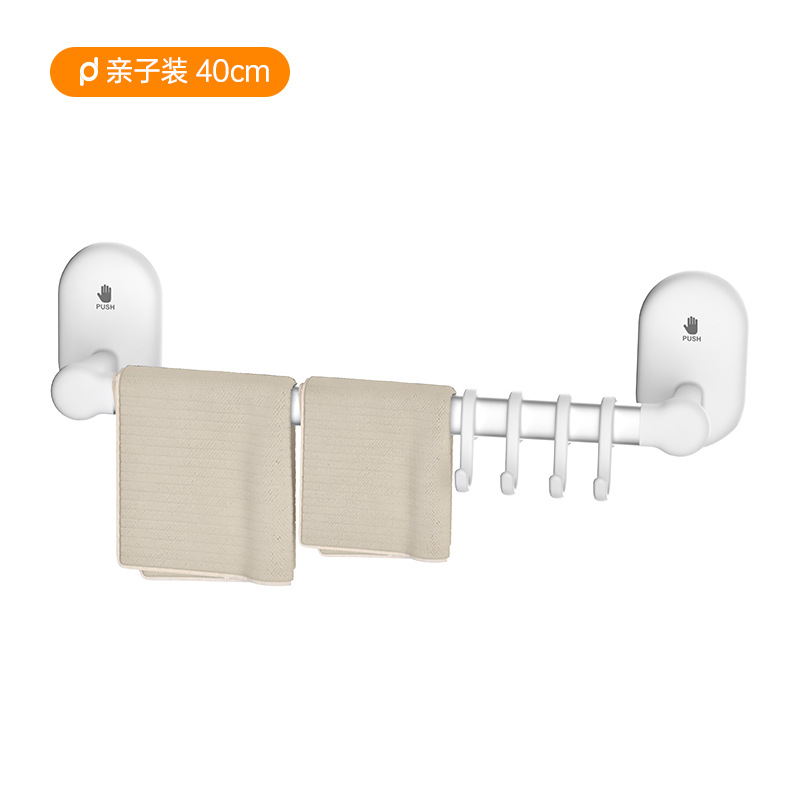 Ordpro ventosa toallero baño sin perforación toallero baño toallero baño baño toallero de almacenamiento de toallas de baño image 8