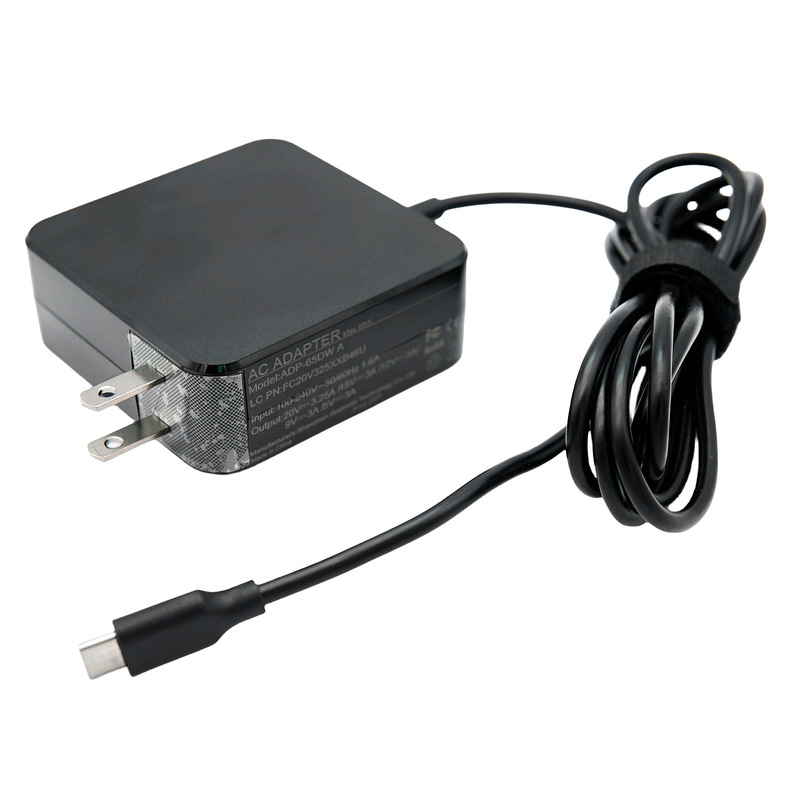 20V 3.25A portable PD65W for Lenovo Dell HP laptop power adapter charger