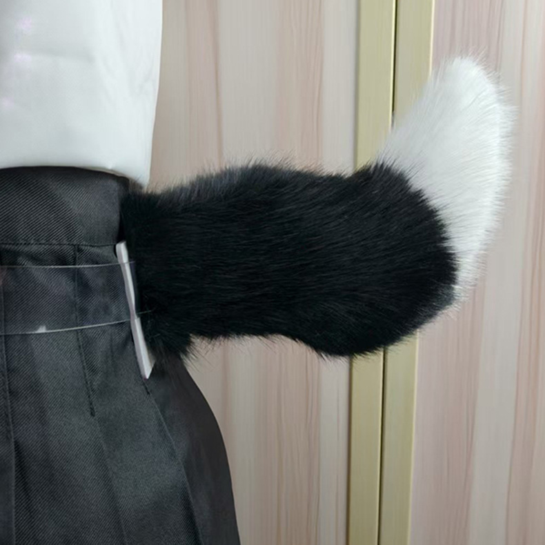 一件代发智能声控狐狸尾巴仿毛绒兽尾cosplay道具漫展派对电动款|undefined