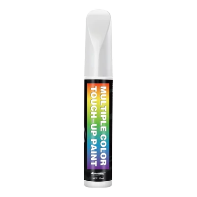 Cross-Border Special Supply Car Paint Repair Pen Aluminum Alloy Steel Rim Silver Spray Paint Paint Surface Scratch Repair Paint Pen (Avtomobil boya qələmləri) - 12ml-universal-white