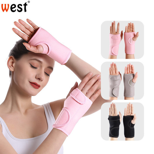 Cross-border sports wrist guards, adjustable steel plate palm guards, mouse hand fixed joints, anti-sprain detachable wrist guards
