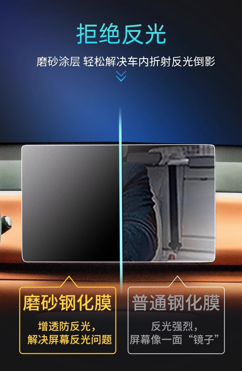 24-26 Leapmotor C10 Center Console Screen Protector Tempered Film