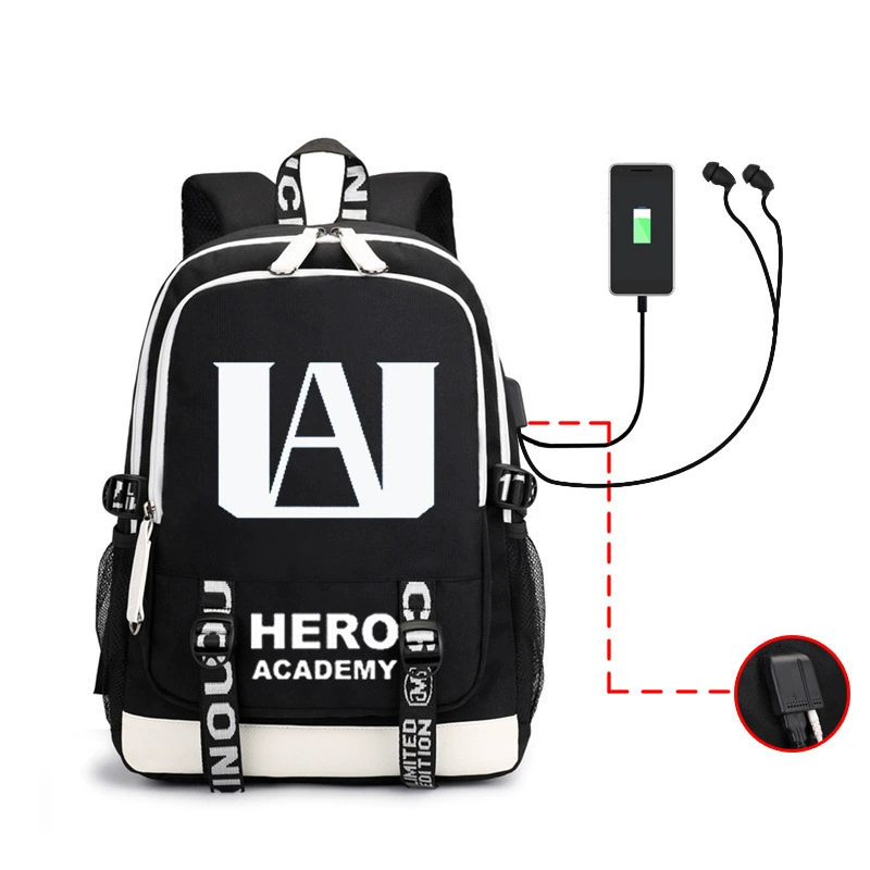 Heroes, backpack, headphones charging, Amazon
