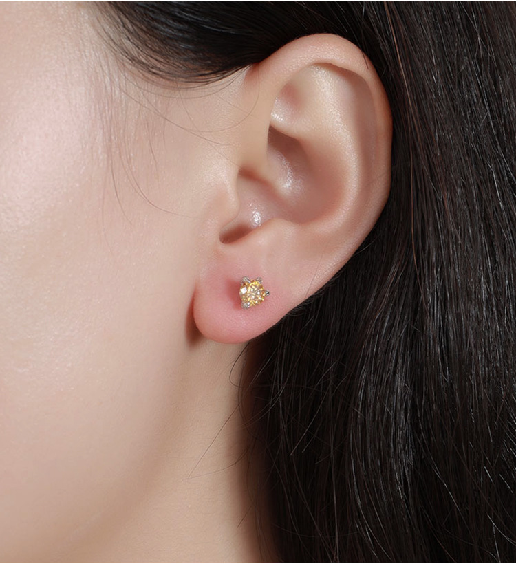 1g Weight 925 Sterling Silver Ear Needle Material Moissanite Inlay Material Ear Studs Classification 1 Pair Quantity Daily, Street Occasion 925 Sterling Silver Material Geometric Pattern All Seasons Season Unisex Gender Simple Style Style 1 Pair 925 Sterling Silver Moissanite Moissanite Earrings Geometric Ear Studs 8