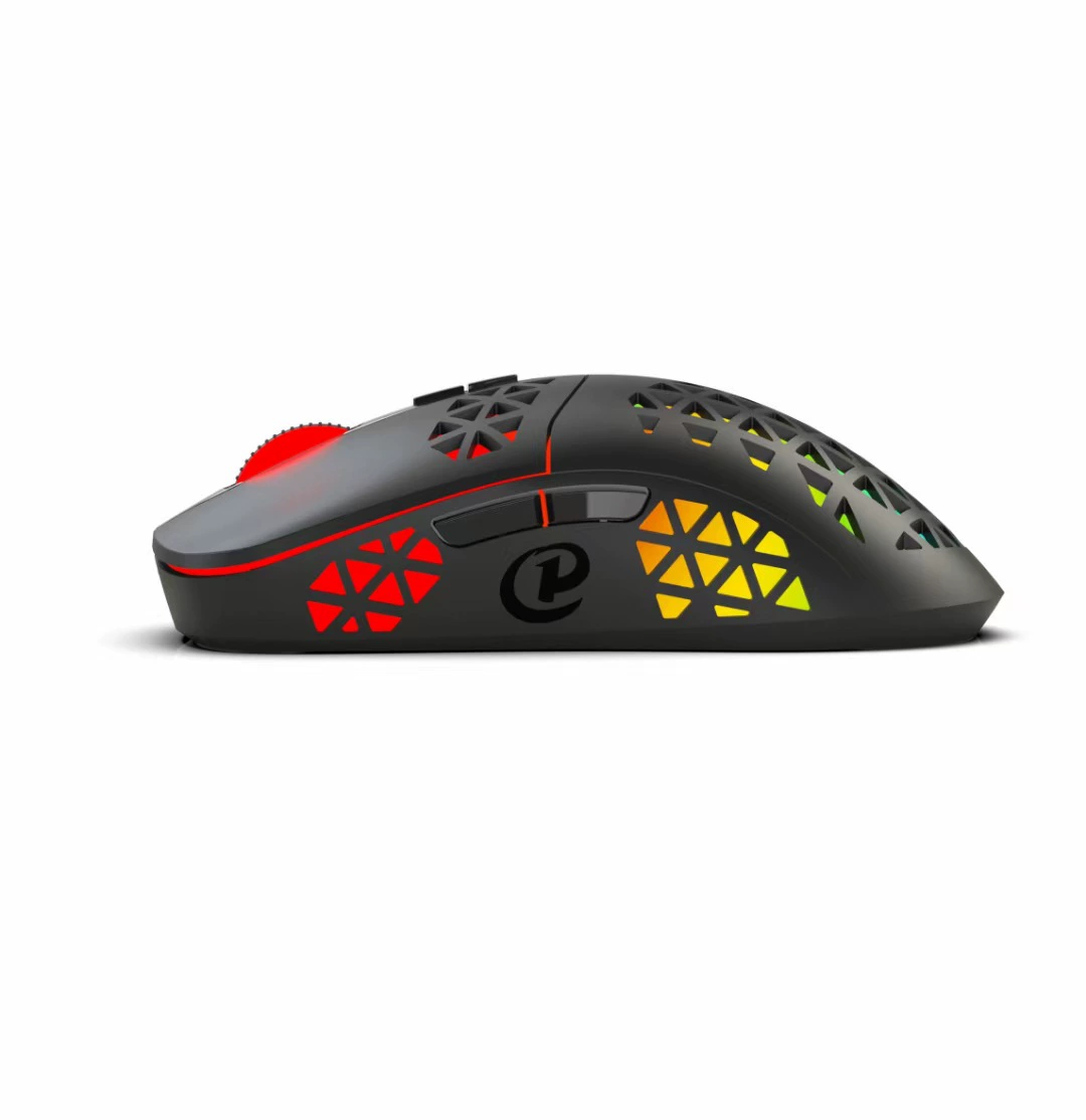 Двойная форма 2.4G+Bluetooth беспроводная игровая мышь заряжается RGB подсветка - эмитирование программирование есть курица 4000dpi дырчатая мышь