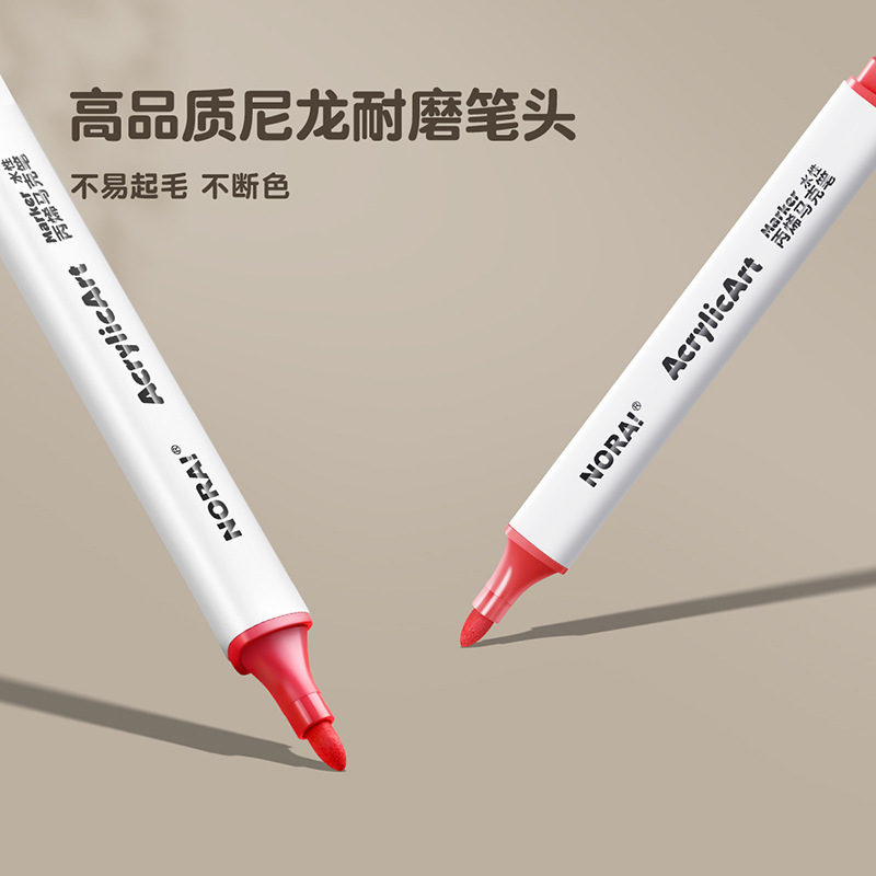 Noah niños acrílico marcador pincel mayorista estudiantes de arte pintura acuarela pincel de graffiti DIY pincel de color