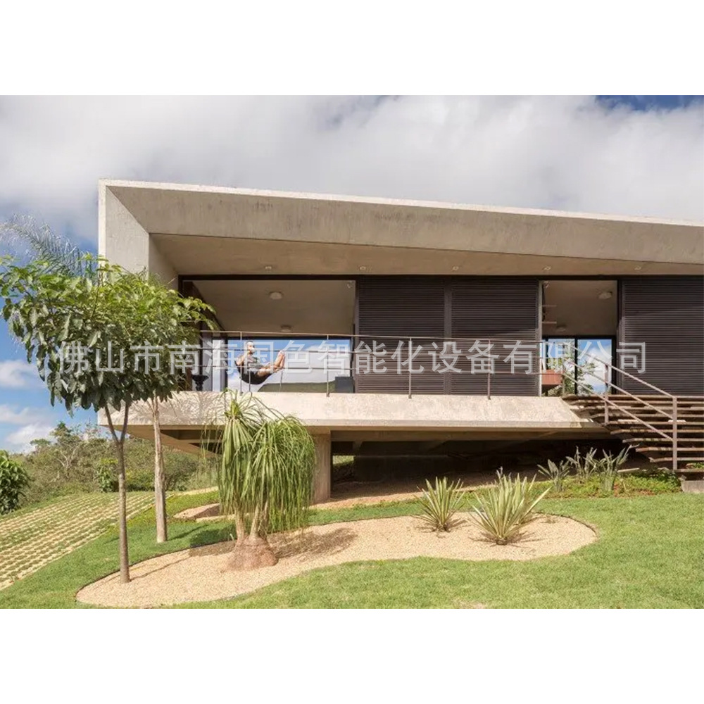 Edificio montado sala de caja móvil estructura de acero ligero cabina de hotel sala de guardia contenedor de embalaje terminado habitación de cielo estrellado