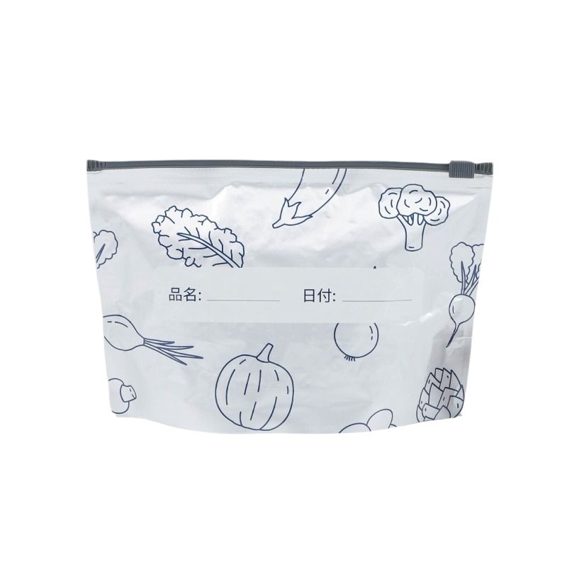 Bolsa de almacenamiento especial para congelación de alimentos de grado alimenticio con cremallera gruesa y grande, bolsa de aluminio para congelación de alimentos domésticos image 6