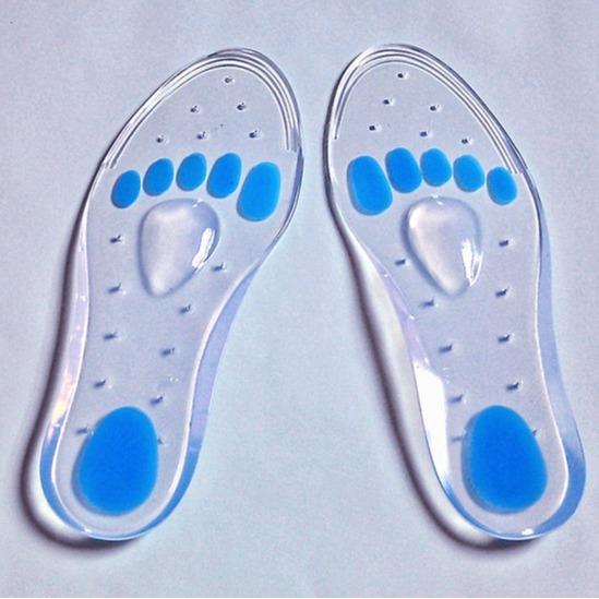 Pure Silicone For Flat Feet Correction, Heel Spur, Forefoot Pain, And Arch Support Insoles_voghion.com