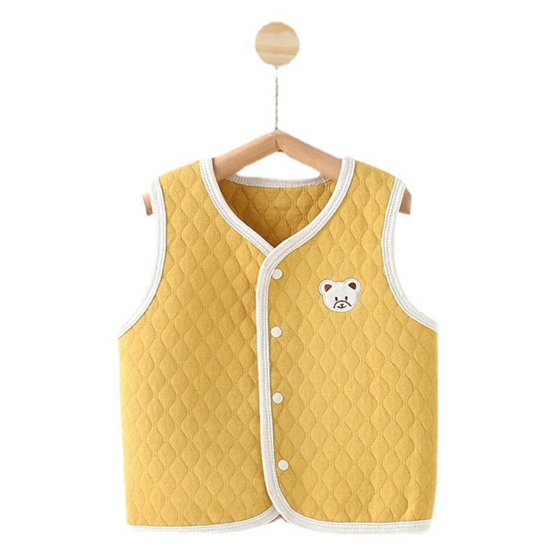Chaleco de bebé primavera y otoño ropa exterior chaleco de bebé recién nacido otoño e invierno chaleco pequeño chaleco niños y niñas chaleco infantil