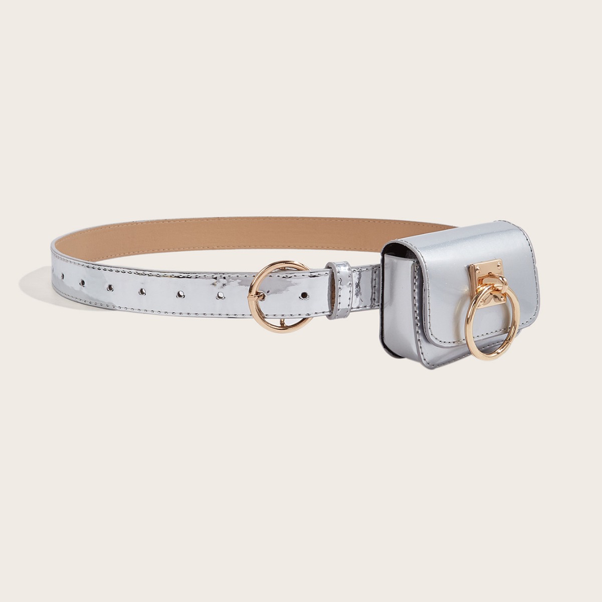 Belt Classification Simple Style Solid Color Imitation Leather Alloy Women's Leather Belts
