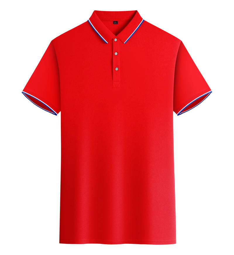 Tiger 180G con solapa polo impresión logotipo de verano ropa de trabajo hombre y mujer de manga corta personalizada camisa publicitaria de moda